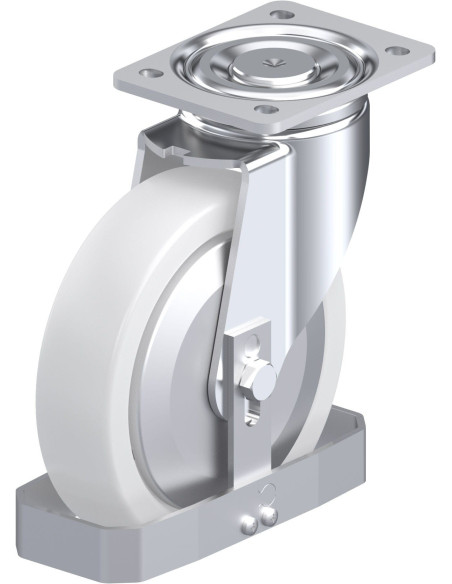 LH-SPO 200G-FA-FS sintetinis pasukamas ratukas 200 mm