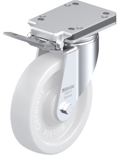 LH-SPO 200G-IS sintetinis pasukamas ratukas su stabdžiais