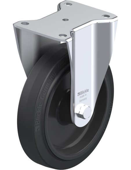 BH-POEV 200R fiksuotas ratukas dengtas guma