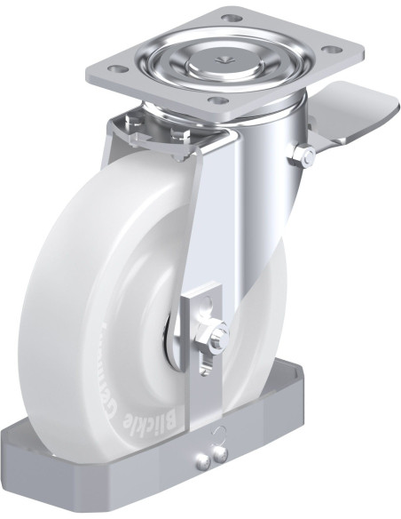 LH-SPO 200K-ST-FS sintetinis pasukamas ratukas su stabdžiais