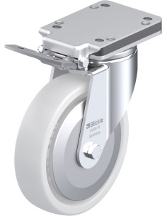 LH-SPO 201G-IS-FA sintetinis pasukamas ratukas su stabdžiais