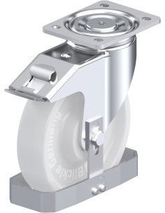 LH-SPO 201K-FI-FS sintetinis ratukas su stabdžiais