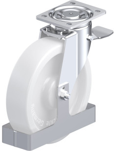 LH-SPO 250G-ST-FS sintetinis ratukas su stabdžiais