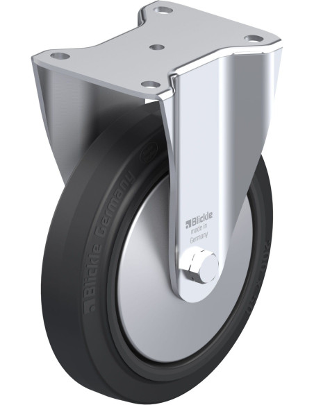 BH-POEV 200XR-FA fiksuotas ratukas dengtas guma