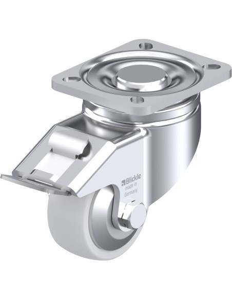 LH-SPO 75G-FI-FA sintetinis ratukas su stabdžiais