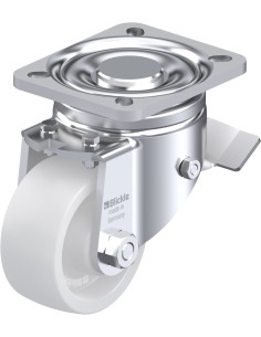 LH-SPO 80G-ST sintetinis pasukamas ratukas su stabdžiais