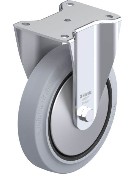 BH-POEV 200XR-SG-FA fiksuotas ratukas dengtas guma