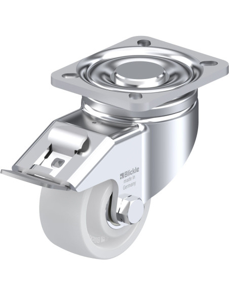 LH-SPO 80K-FI sintetinis ratukas su stabdžiais 80mm