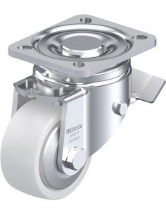 LH-SPO 80K-ST-FA sintetinis pasukamas ratukas su stabdžiais