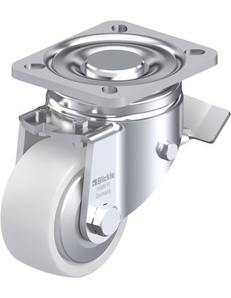 LH-SPO 80K-ST-FA sintetinis pasukamas ratukas su stabdžiais