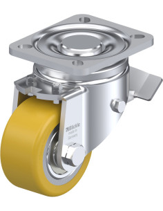 LH-VSTH 80K-ST poliuretano ratukas su stabdžiais 80 mm