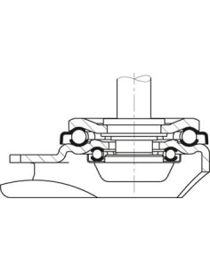 LHZ-ALTH 127K-ST poliuretano ratukas su stabdžiais 2