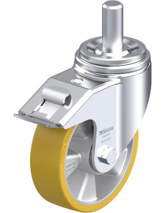 LHZ-ALTH 160K-FI poliuretano ratukas su stabdžiais