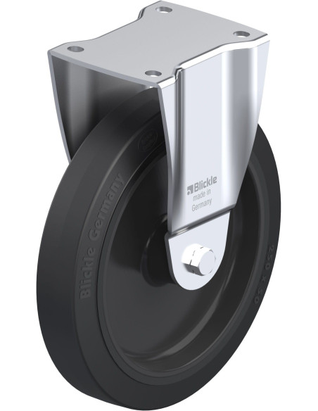 BH-POEV 250R fiksuotas ratukas dengtas guma