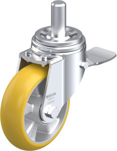 LHZ-ALTH 160K-ST-CO poliuretano ratukas su stabdžiais