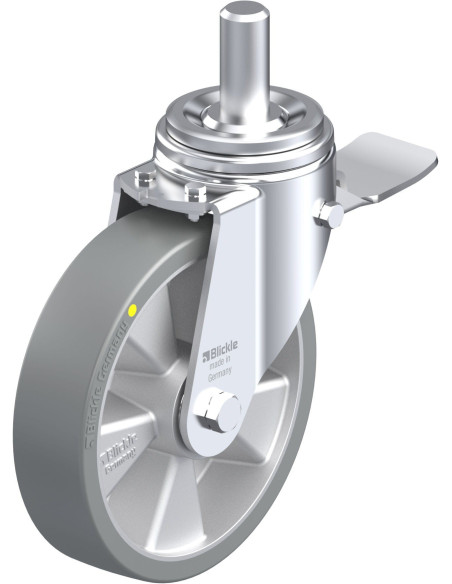 LHZ-ALTH 200K-ST-AS antistatinis poliuretaninis ratukas su