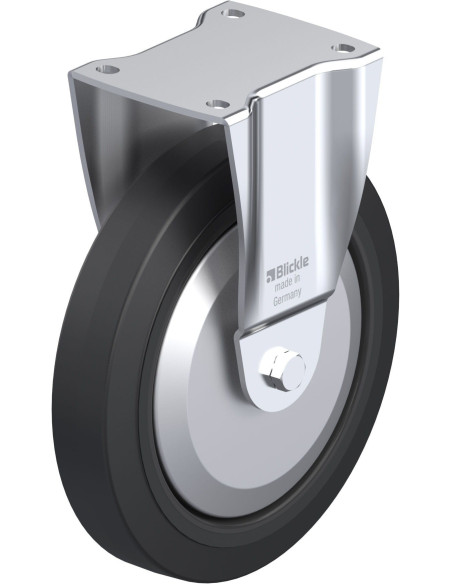 BH-POEV 250XR-FA fiksuotas ratukas dengtas guma