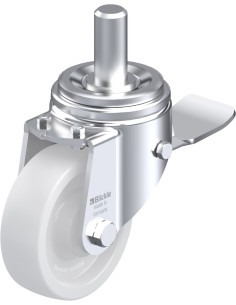 LHZ-SPO 127G-ST Sintetinis ratukas su stabdžiais