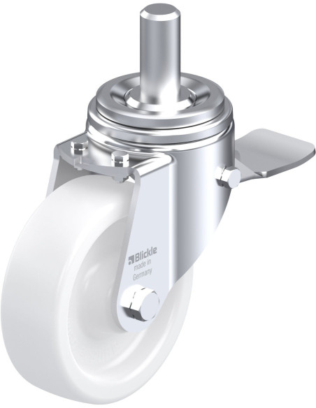 LHZ-SPO 150G-ST sintetinis pasukamas ratukas su stabdžiais