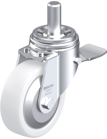 LHZ-SPO 150G-ST-FA sintetinis ratukas su stabdžiais