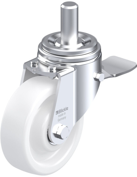 LHZ-SPO 150K-ST pasukamas ratukas su stabdžiais, 150 mm