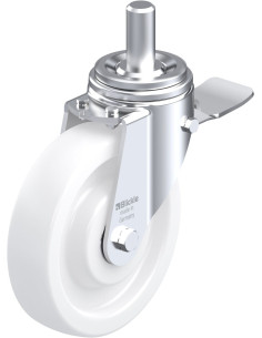 LHZ-SPO 200K-ST sintetinis pasukamas ratukas su stabdžiais