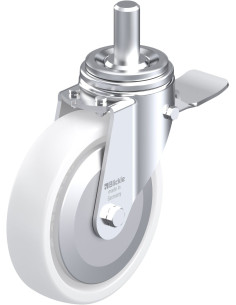 LHZ-SPO 201G-ST-FA sintetinis ratukas su stabdžiais