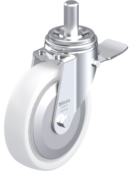 LHZ-SPO 201G-ST-FA sintetinis ratukas su stabdžiais