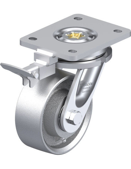 LIO-G 127IK-RI4 pasukamas ratukas su stabdžiais