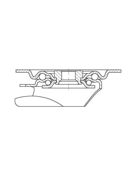LI-VEHI 200R - Atsparus karščiui pasukamas ratukas