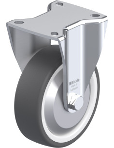 BH-POTH 125R-1-FA poliuretano fiksuotas ratukas 125 mm