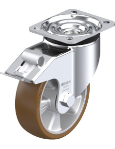 LK-ALB 125K-1-FI poliuretano ratukas su stabdžiais