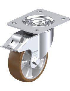 LK-ALB 125K-3-FI poliuretano ratukas su stabdžiais