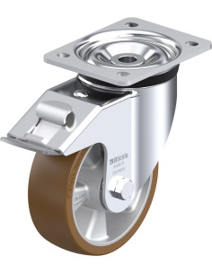 LK-ALB 150K-FI poliuretano ratukas su stabdžiais