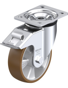 LK-ALB 160K-FI Poliuretano ratukas su stabdžiais