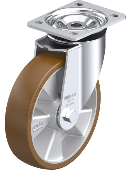 LK-ALB 200K poliuretano pasukamas ratukas 200 mm