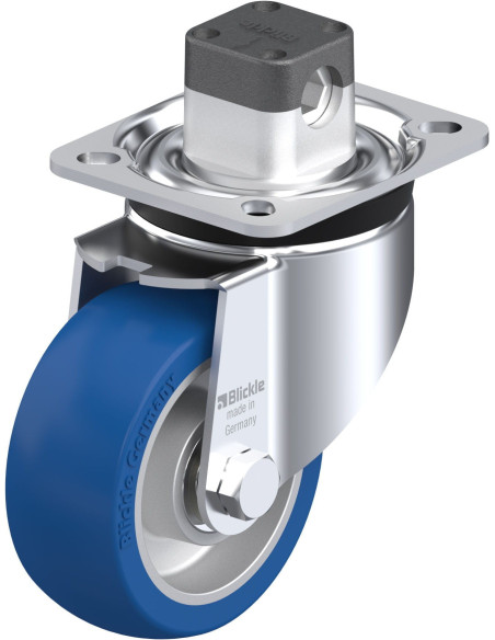 LK-ALBS 100K-1-CS11 poliuretano ratukas su stabdžiais