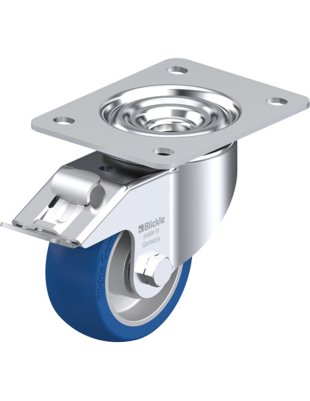 LK-ALBS 100K-3-FI poliuretano ratukas su stabdžiais