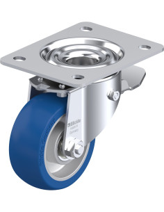 LK-ALBS 100K-3-ST poliuretano ratukas su stabdžiais