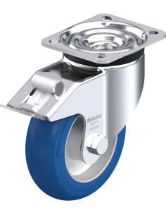 LK-ALBS 125K-1-FI-CO poliuretano ratukas su stabdžiais