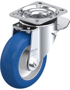 LK-ALBS 125K-1-ST-CO poliuretano ratukas su stabdžiais