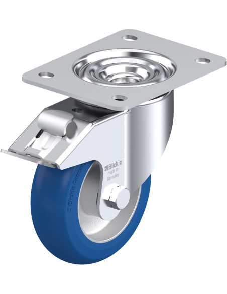 LK-ALBS 125K-3-FI-CO poliuretano ratukas su stabdžiais