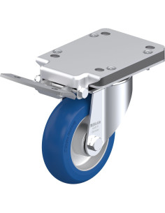 LK-ALBS 125K-3-IS-CO poliuretano ratukas su stabdžiais