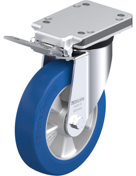 LK-ALBS 200K-IS poliuretano ratukas su stabdžiais