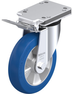 LK-ALBS 200K-IS-CO poliuretano ratukas su stabdžiais