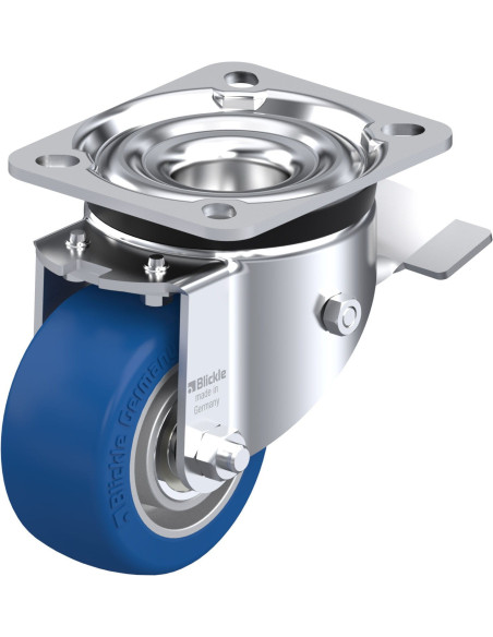 LK-ALBS 82K-ST poliuretano ratukas su stabdžiais