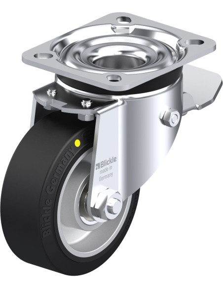 LK-ALEV 100K-1-ST-EL antistatinis ratukas su stabdžiais