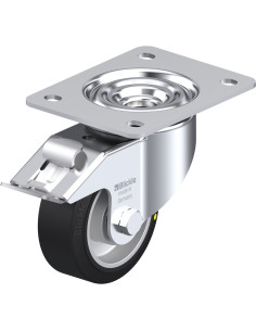 LK-ALEV 100K-3-FI-EL antistatinis ratukas su stabdžiais