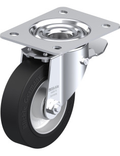 LK-ALEV 125K-3-ST pasukamas ratukas su stabdžiais, 125 mm