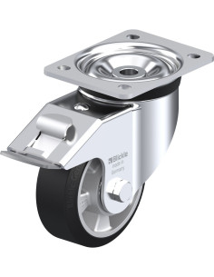 LK-ALEV 127K-FI pasukamas ratukas su stabdžiais, 125 mm